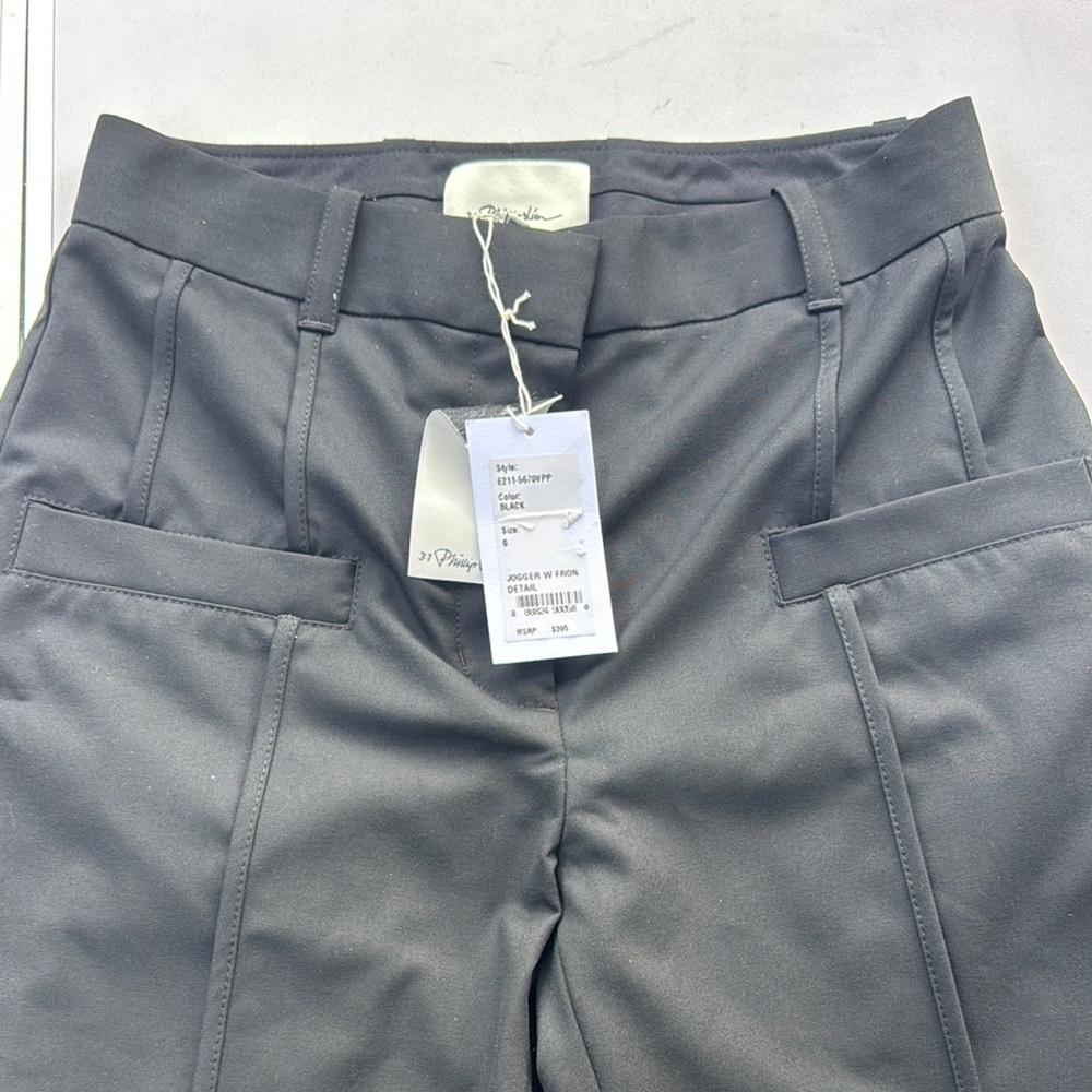 Black High-Waisted Trousers